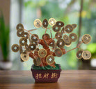 Bronze Feng Shui money tree for prosperity and harmony home decor