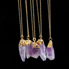Natural Crystal Stone Healing Pendant