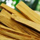 Handcrafted sacred wood incense logs for meditation and aromatherapy
