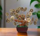 Bronze Feng Shui money tree for prosperity and harmony home decor