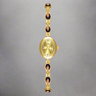 Natural Jade Fu Lu Shou Bracelet Watch for Good Fortune and Elegance