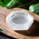 Hexagon Selenite Bowl – 100% Natural Crystal Cleansing Dish