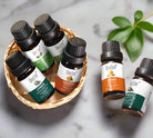 Aromatherapy 10ml essential oil six-piece set in a gift box with natural scents