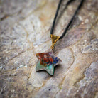 Chakra Crystal Pendant – 7 Chakra Stones on Adjustable Leather Strap