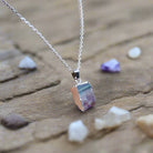 Natural Amethyst Silver Necklace – Healing Crystal Jewelry