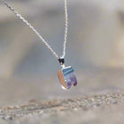 Natural Amethyst Silver Necklace – Healing Crystal Jewelry