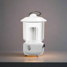 Vintage-style USB humidifier shaped like a kerosene lamp, glowing with soft light
