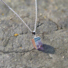 Natural Amethyst Silver Necklace – Healing Crystal Jewelry