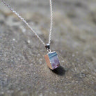 Natural Amethyst Silver Necklace – Healing Crystal Jewelry