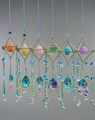Crystal Hanging Sun Catcher – Aurora Gem Crystal Prism  
