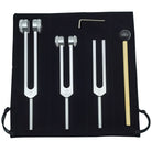 Aluminum Alloy Tuning Fork Suit Fork Gold 3 PCs With Base - The Light of Inspiration