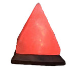 Pyramid-Shaped Salt Lamp - The Light of Inspiration