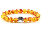 Natural Lava Stones Paw Bracelet - The Light of Inspiration