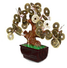 8 inch copper money tree into the money tree cash cow tree rich tree lucky tree Feng Shui supplies - The Light of Inspiration