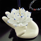 "Traditional Buddhist incense holder for temple rituals and serenity."