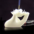 "Traditional Buddhist incense holder for temple rituals and serenity."