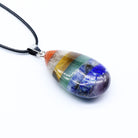 Meditation Guide Seven Chakras Balance Healing Necklace - The Light of Inspiration