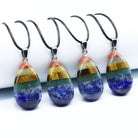 Meditation Guide Seven Chakras Balance Healing Necklace - The Light of Inspiration
