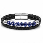 Punk Style Leather Natural Stone Bracelet - The Light of Inspiration