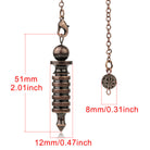 Metal Ornaments Can Be Detached Spiral Pendant - The Light of Inspiration