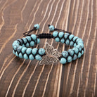 Original 6MM Double Row Natural Stone Tree Of Life Spiritual Energy Yoga Bracelet Handmade Beaded Meditation Bracelet - The Light of Inspiration