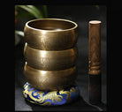 Yoga Meditation Singing Bowl Auspicious Knot Handmade Buddha Sound Bowl - The Light of Inspiration