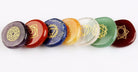 7 Chakras Natural Pocket Palm Stones - The Light of Inspiration