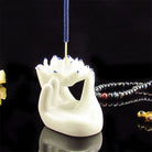 "Traditional Buddhist incense holder for temple rituals and serenity."