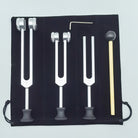 Aluminum Alloy Tuning Fork Suit Fork Gold 3 PCs With Base - The Light of Inspiration