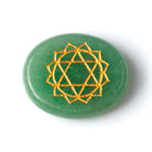 7 Chakras Natural Pocket Palm Stones - The Light of Inspiration