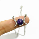 Natural Stone Necklace Amethyst Guardian Stone - The Light of Inspiration