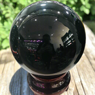 Obsidian Crystal Ball – Spiritual Protection & Energy Cleansing 