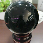 Obsidian Crystal Ball – Spiritual Protection & Energy Cleansing 