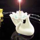"Traditional Buddhist incense holder for temple rituals and serenity."