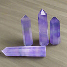 Natural Amethyst Fluorite Crystal Column – Energy & Clarity 