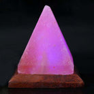 Pyramid-Shaped Salt Lamp - The Light of Inspiration