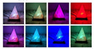 Pyramid-Shaped Salt Lamp - The Light of Inspiration