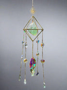 Crystal Hanging Sun Catcher – Aurora Gem Crystal Prism  