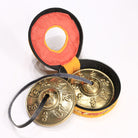 Copper Finger Cymbals Percussion Instrument Ring Clock Yoga Meditation Ding Ring - The Light of Inspiration