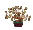 8 inch copper money tree into the money tree cash cow tree rich tree lucky tree Feng Shui supplies - The Light of Inspiration