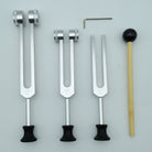 Aluminum Alloy Tuning Fork Suit Fork Gold 3 PCs With Base - The Light of Inspiration