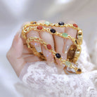 Natural Jade Multi-treasure Bracelet Fu Lu Shou - The Light of Inspiration