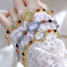 Natural Jade Multi-treasure Bracelet Fu Lu Shou - The Light of Inspiration