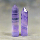 Natural Amethyst Fluorite Crystal Column – Energy & Clarity 