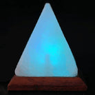 Pyramid-Shaped Salt Lamp - The Light of Inspiration