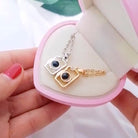 Couple Necklace A Pair Of Magnet Stones Attract Each Other 100 Languages Projection Stone Necklace Qixi Valentine's Day Gift - The Light of Inspiration