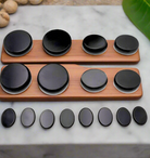 16Pcs Basalt Hot Massage Stone Kit with Heater – Spa at Home 