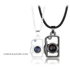 Couple Necklace A Pair Of Magnet Stones Attract Each Other 100 Languages Projection Stone Necklace Qixi Valentine's Day Gift - The Light of Inspiration