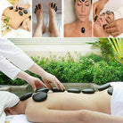 16Pcs Hot Massage Basalt Stone Volcanic Stones Kit Rock SPA Oiled Massager Salon - The Light of Inspiration