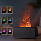 Flame Aroma Diffuser – USB, Timer, Humidifier & Mist Spray - The Light of Inspiration